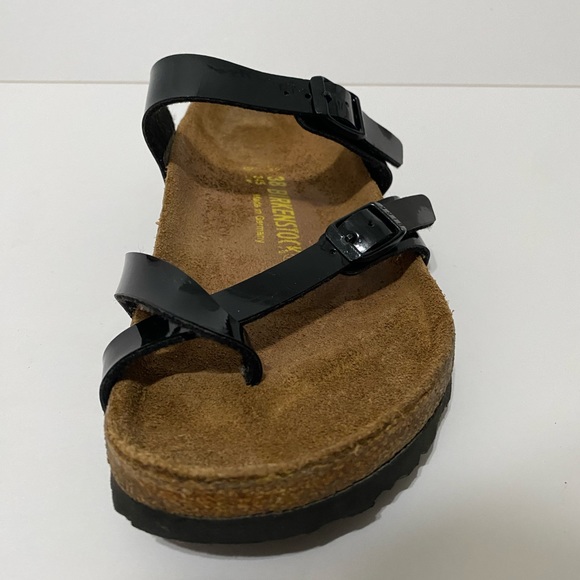 Birkenstock Mayari Sandals Patent Black Size 38 - Picture 10 of 10
